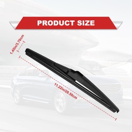 11"Wiper Blade Rear - 11 inch(11-A) Back Windshield Rear Wiper Replacement for Jeep Grand Cherokee 2014-2022/Chevy HHR 06-11/KIA Rio 2012-2022 Sorento 10-15 Soul 10-22/Hyundai Accent 12-22 Kona 18-22