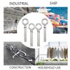 Hocansen 5Pcs Concrete Eye Bolt M8x90mm Expansion Eyebolt Eye Nut