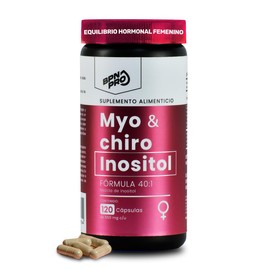 BPN PRO | Myo Inositol + D-Chiro Inositol 40:1 120 Cápsulas | Con Ácido Fólico y Vitamina D3 | Apoyo al Equilibrio Hormonal Femenino y Ciclo | Sin Gluten