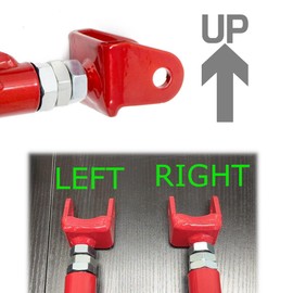 Godspeed AK-066-F Adjustable Camber Rear Upper Arms, Set of 2, compatible with Toyota Corolla Hatchback (E210) 2019-24