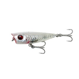 Savage Gear Salt Minnow Popper 4.3 cm 4g Surface Bait, Colour: Crystal White