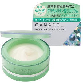 Canadel Premier Barrier Fix All-in-One 2.0 oz (58 g), All-in-One Gel, Beauty Serum, Wrinkle Reduction, Sensitive Skin, Rough Niacinamide Barrier Function, Face Care, Aging Care, Calming Floral Scent, Made in Japan