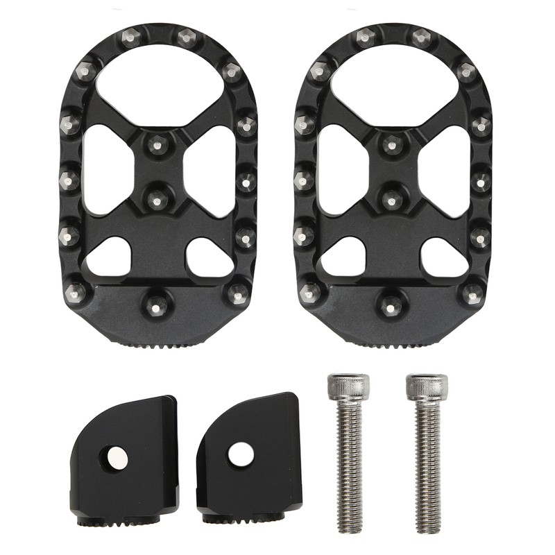 2pcs Front Foot Pegs CNC Aluminum Anodized Anti Slip Replacement
