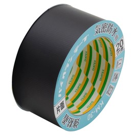 Diatex KM30BK Airtight Waterproof Single Side, Black, 2.0 inches (50 mm) x 66.4 ft (20 m)