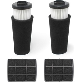 Filtro Fette – Filtro de atrapado de olores pre motor compatible con filtro de escape Dirt Devil Endure, Pre Motor Filter F112 & Exhaust Filter F111