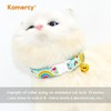 Kamercy Breakaway Cat Collar, Blue Rainbow Pattern, X-Small (8" -