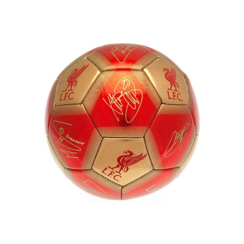 Liverpool FC Signature Skill Ball (One Size) (Red/Gold)