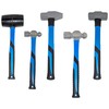 5 Piece Heavy Duty Hammer Set - Includes 32oz Rubber