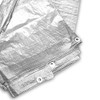 GARDENIX Multi-Purpose Tarpaulin, Protective Tarpaulin, Silver, 120 g/m² (2 m