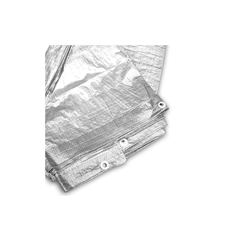 GARDENIX Multi-Purpose Tarpaulin, Protective Tarpaulin, Silver, 120 g/m² (2 m