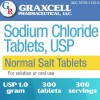 Cápsulas De Cloruro De Sodio Graxcell 1g, 300 Piezas