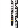 Amumu World Peace Guitar Strap adjustable for Acoustic, Electric, Bass