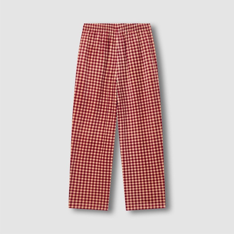 JAJU [JAJU/자주] 여 밍크 플리스 파자마 팬츠_라이트 레드 [JAJU] Women’s
