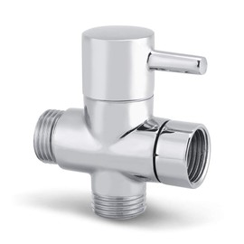 Haofy 3-Way Diverter Valve G 1/2 Inch Valve Switch for Shower - Solid Brass Shower Diverter Valve for Surface-Mounted and Bath Fitting/Shower Replacement Parts/Shower Adapter