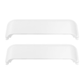Be In Your Mind 2PCS Dryer Door Handle Compatible with Whirlpool Compatible with Amana 1CWED4900DW0 OE W10861225 W10714516 136.5x41.4mm Dryer Door Grip White