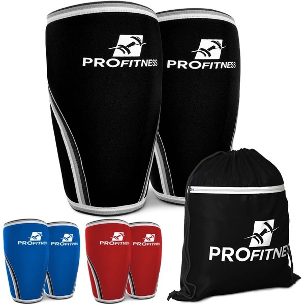 ProFitness Knee Sleeve Squat Support and Compression for Powerlifting