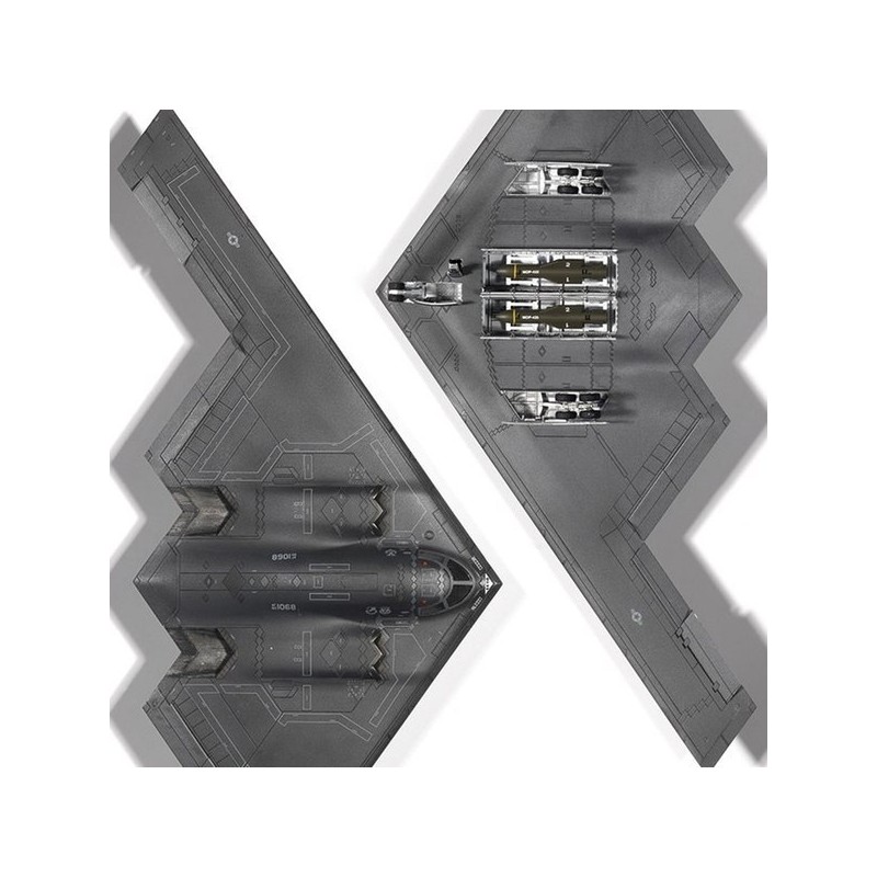 1/144 US Air Force B-2A Stealth Strategic Bomber Plastic Model