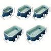 ESPIDOO 2.6PVC Inflatable Folding Swimming Pool: 1700L (450GAL) Large Capacity