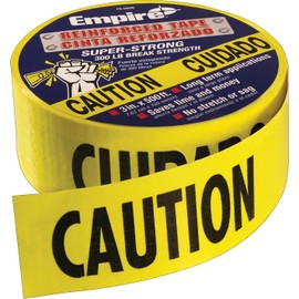 Safety Barricade Tapes - 3"x200' caution tape yellow w/black print