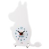 Sunfarm Moomin Silhouette Wire Stand Mini Table Clock, Moomin, White
