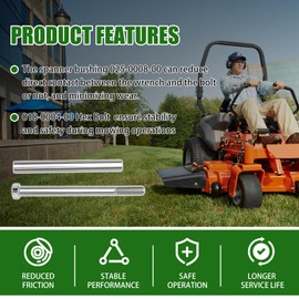 18-0004-00 & 025-0008-00 Spanner Bushing Wheel Bolt Set for Bad Boy Lawn Mower