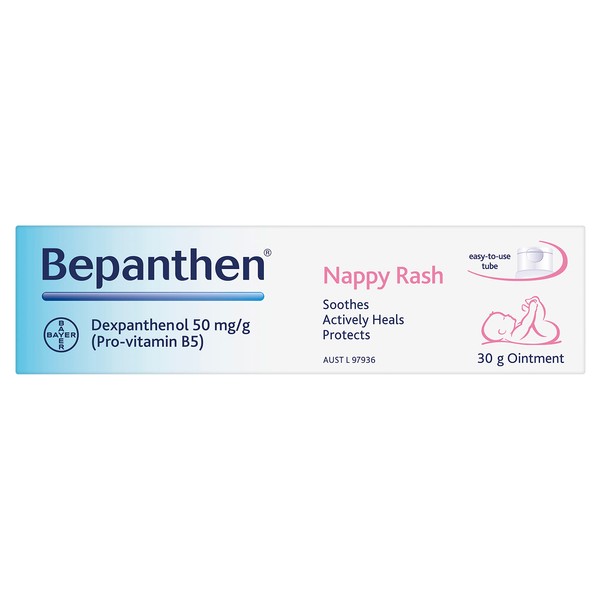 Bepanthen Nappy Rash Diaper Barrier Protection Ointment 30g