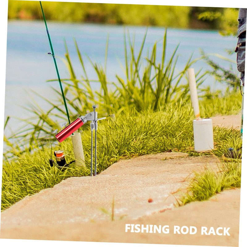 KOMBIUDA Sturdy Fish Rod Holder for Ground Portable Bank Fishing
