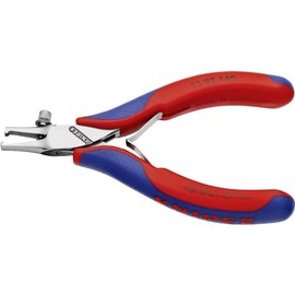 KNIPEX 5-1/2" Electronics Wire Stripper, Ergonomic Grip