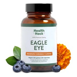 Vitaminas Ojos Luteína Cápsulas Apoyo Visual Diario Adultos Zanahoria Arándano Azul Minerales Fácil Tomar Health Hack