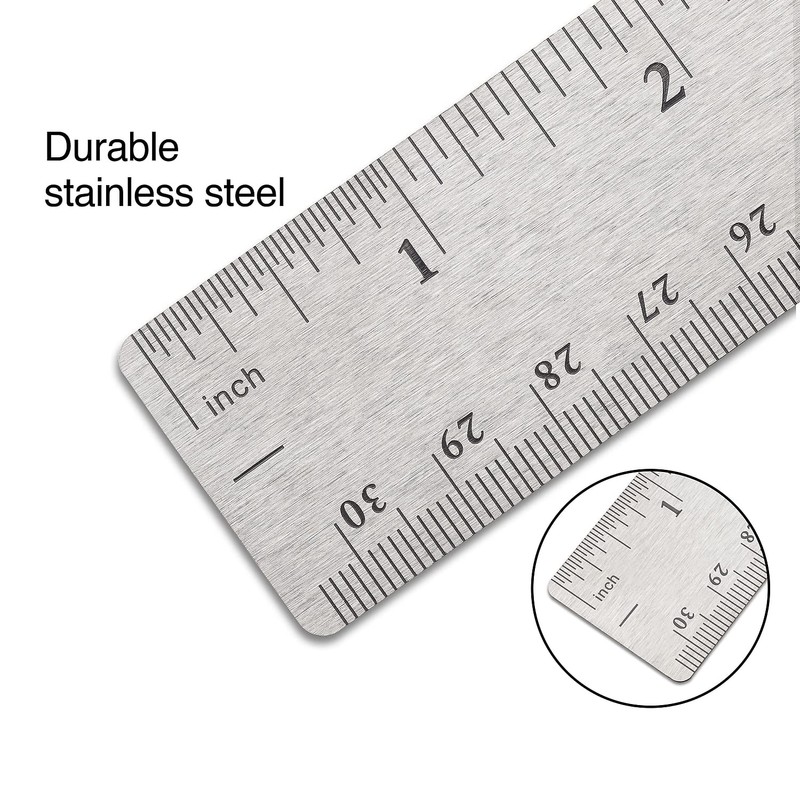 Staples 12-Inch Imperial/Metric Scales Ruler