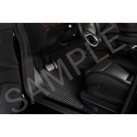 TOUGHPRO Full Set Floor + 3rd Row + Cargo Mats Accessories Set for Toyota Highlander Hybrid All Weather Heavy Duty (Made in USA) Black Rubber 2001 2002 2003 2004 2005 2006 2007