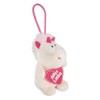 NICI 42720 8 cm Unicorn Pendant Theodor Alles Liebe White/Pink