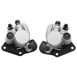 Front Left Right Brake Calipers & Pads for Kawasaki Prairie 360 KVF360 Prairie 300 KVF300 Prairie 400 KVF400,OEM# 43080-5135 43080-5136