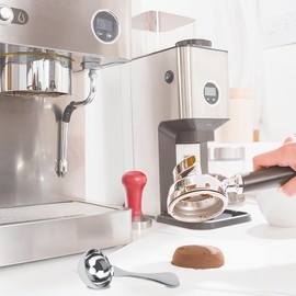 Leopacat Coffee Measuring Spoon, Long Handle Stainless Steel Tea Spoon Scoop Tablespoon with Handled Kitchen Cooking Baking Leveler Tools for Accurate Measure Milk Powder Sugar Seasoning (30ML)