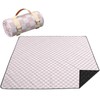 Nuanchu Checkered Picnic Blanket Extra Large Outdoor Blanket Sandproof 80"x80"