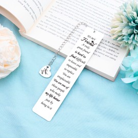 Long Distance Best Friend Gifts Bookmarks for Women Sentimental Gift for Book Lovers Gifts Book Marks for Reading Women Friendship Gift Christmas Stocking Stuffers for Teens