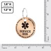 MYLUCKYTAG QR Code Service Dog Tag - Pet Online Profile