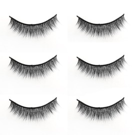 False Eyelashes Mink 3D False Eyelashes Set of 3