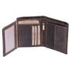 Mens Wallet Mens and Ladies Wallet with flap LEAS, Genuine