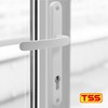TSS UPVC Door Handles Set with Blank External (Dummy) -