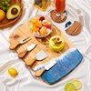Patelai 9 Pcs Ocean Resin Cutting Board Set with 4