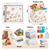 Clastyle Storage Box 3 Pieces Boho Flower Beige Storage Basket