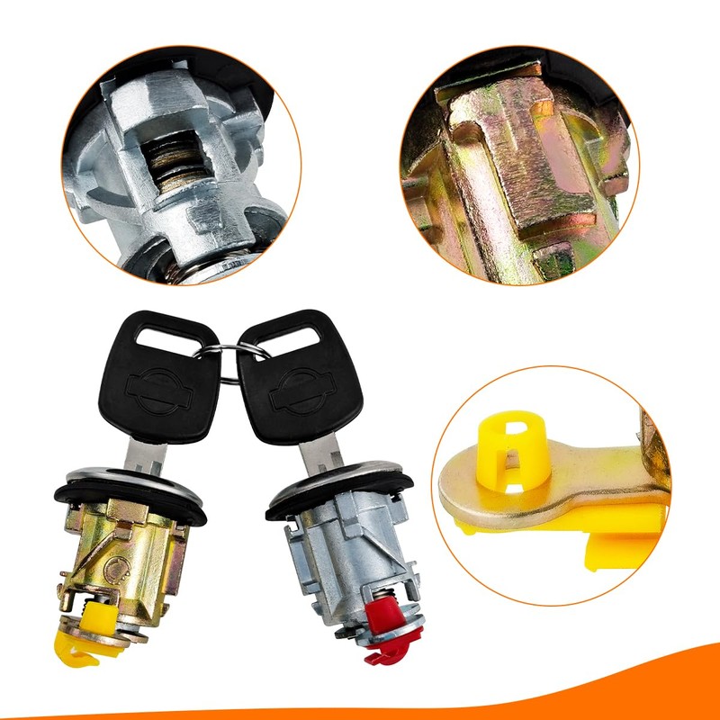 Kekadmai Door Lock Cylinder with 2 Keys Compatible with 1996-2004