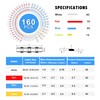Kuject 160PCS Solder Seal Wire Connectors Kit, Waterproof Solderless Heat