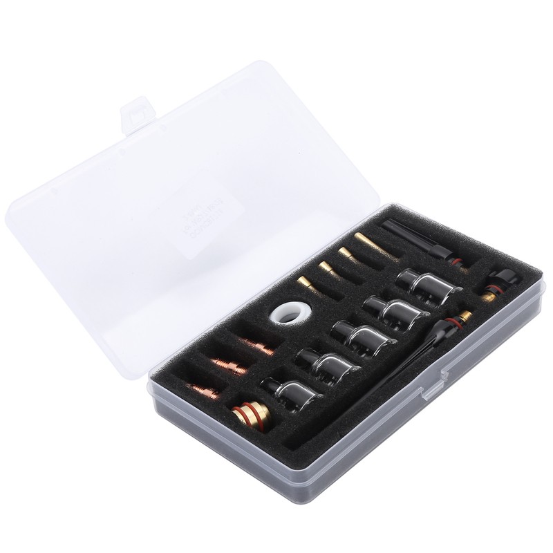 Welding Torch Accessories Kit Glass Cup Nozzle Welder Consumables for
