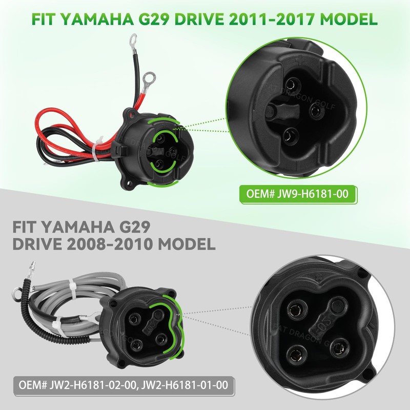 Panglong Golf Cart 48V MAC DC Charger-Plug Powerwise Receptacle fits
