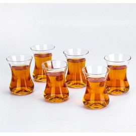 ALTINYILDIZ Turkish Tea Cup (Tulip) Set of 6