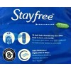 Stayfree Maxi Pads Super Long Multi Fluid Absorption 10 Count,