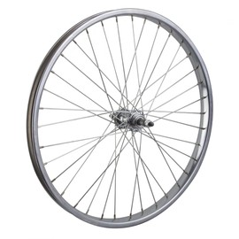 Wheel Master Rear Bicycle Wheel 24 x 2.125 36H, Steel, Bolt On, Silver