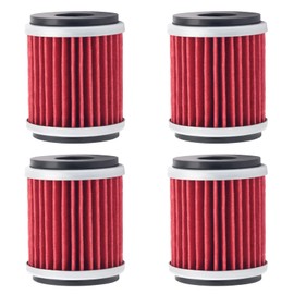 Road Passion 4 x oil filters compatible with Yamaha Wr450f 450 2009-2019/ Wr250r 250 2009-2019/ Yzf r125 125 2018/ Yz250 250 2015-2018/ Yz450f 450 2015/ Wr250x 250 2009-2015/ Yfz450 se 449 2007-2008